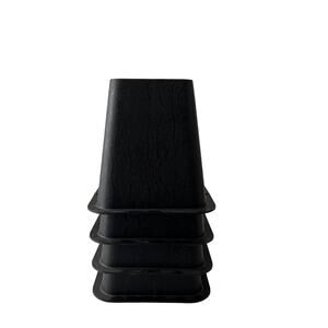 6-Inch Bed Risers (4-Pack) Durable Heavy Duty--Black Unused